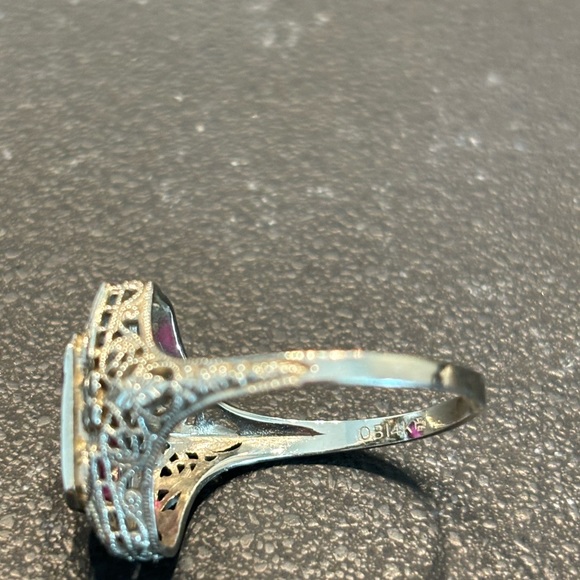 Stunning Vintage filigree 14 karat ring - Picture 2 of 8